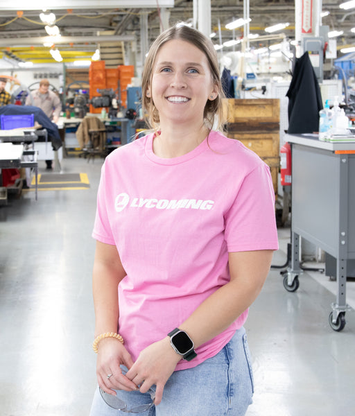 Pink Lycoming Tee Shirt