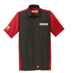 Red Kap Short Sleeve Ripstop Crew Mechanic’s Shirt