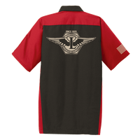 Red Kap Short Sleeve Ripstop Crew Mechanic’s Shirt